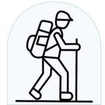 trail guide line drawing